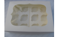 № 32 коробка на 12 кексов белая, 34*25*9