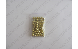 шарики золотые, 8 мм, 20 грамм
