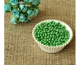 шарики  светло- зеленые, 5 мм, 20 грамм