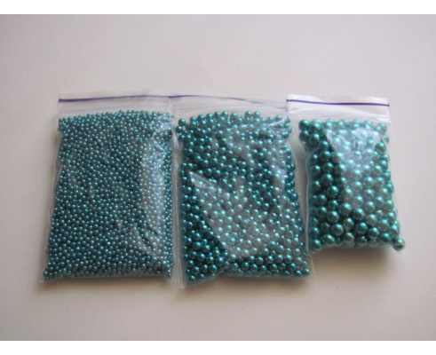 шарики голубые 1 мм, 20 грамм