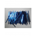 фольгированные завязки синие, 100 шт, 12 см