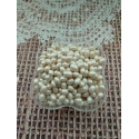 рисовые капли белый жемчуг, 50 грамм, 1 см