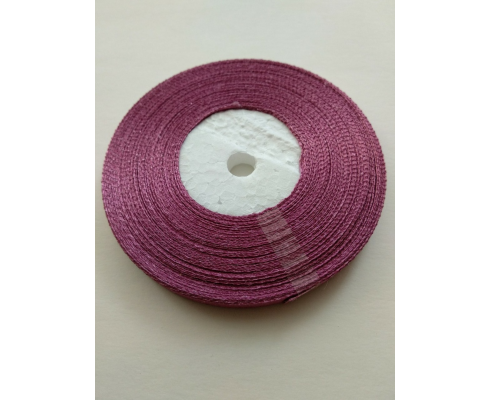 атласная лента фиолетово-розовая, 0,6 см