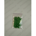 шарики зеленые 8 мм, 20 грамм