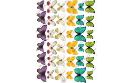 бабочки разноцветные