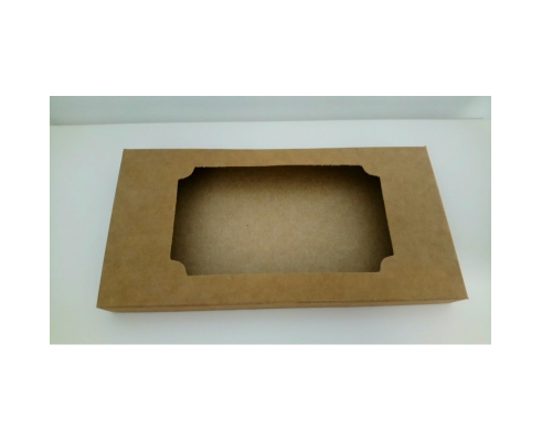 Коробка для плитки шоколада крафт №2, 160*80*15