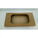 Коробка для плитки шоколада крафт №2, 160*80*15