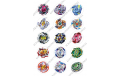 вафельная картинка Beyblade №5, 5 см