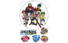 вафельная картинка Beyblade №2