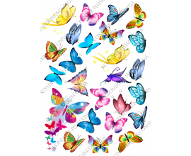 вафельная картинка бабочки