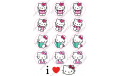 вафельная картинка hello kitty 1, 6 см