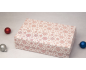 коробочка розовая снежинка,  230*150*60