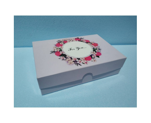коробка для сладостей розовая FOR YOU (22.5*150*60)