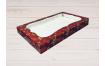 коробка для пряника 15*28*3 (красный снег)