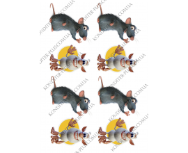 вафельная картинка буба и крыса
