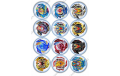 вафельная картинка beyblade, 12 шт, 6 см