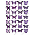 вафельная картинка бабочки №6