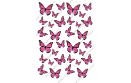 вафельная картинка бабочки №9