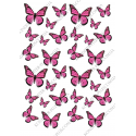 вафельная картинка бабочки №9