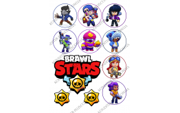 вафельная картинка brawl stars 7
