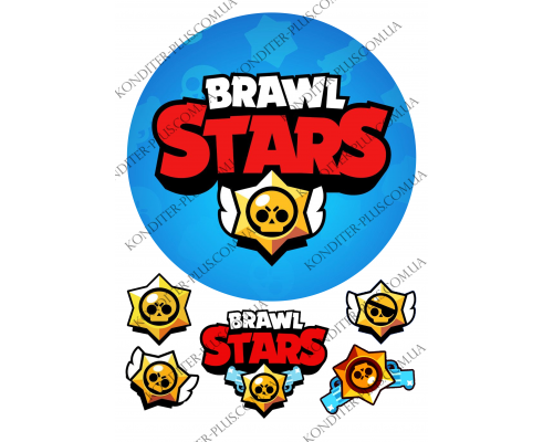 вафельная картинка brawl stars 12