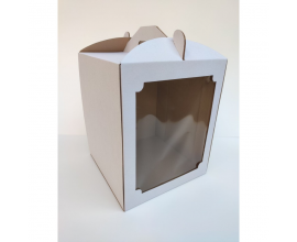 Коробка для торта с окном, 250*250*300