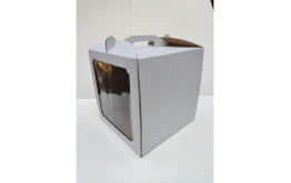 коробка для торта 30*30*30 см с окном