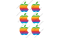 вафельная картинка яблоко (apple), 8 см