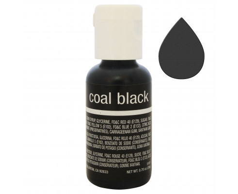 Гелевый краситель Chefmaster Liqua-Gel Coal Black