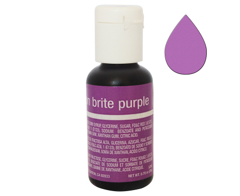 Гелевый краситель Chefmaster Liqua-Gel Neon Brite Purple