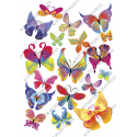 вафельная картинка бабочки 10