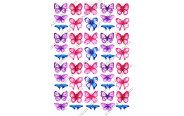 вафельная картинка бабочки 14