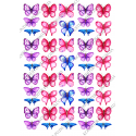 вафельная картинка бабочки 14