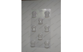 пластиковая форма грибочки, 3,3*2,8 см