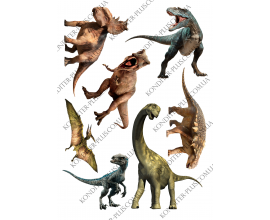 вафельная картинка динозавры №5