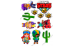 вафельная картинка brawl stars 24
