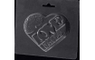 ФОРМА ПЛАСТИКОВАЯ для шоколада "LOVE", 7*8 см