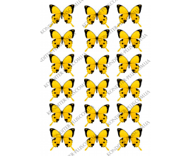 вафельная картинка бабочки 20