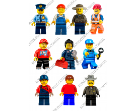 вафельная картинка персонажи lego №1