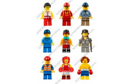 вафельная картинка персонажи lego №6