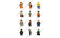 вафельная картинка персонажи lego в круге № 14