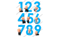 вафельная картинка цифры 7