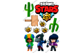 вафельная картинка brawl stars 28