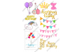 вафельная картинка happy birthday