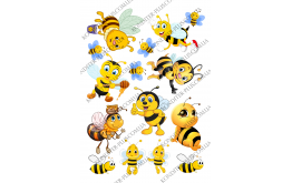 вафельная картинка пчелки №5