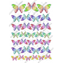 вафельная картинка бабочки 32