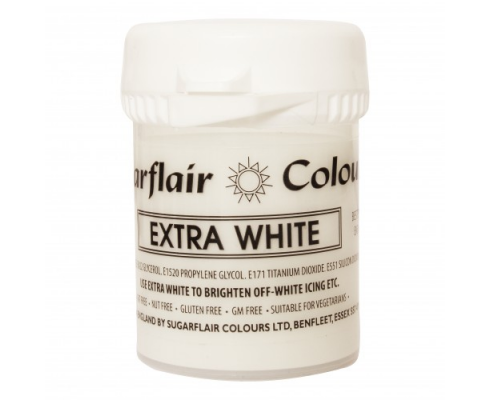 белая  паста Sugarflair EXTRA WHITE, 50г