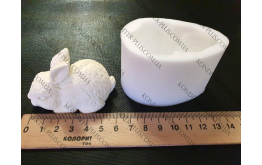 Молд силиконовый 3D кролик