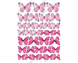 вафельная картинка бабочки 36