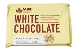 Шоколад МИР белый в плитке 26%, 1.2кг